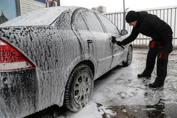 Как мыть машину в зимний период